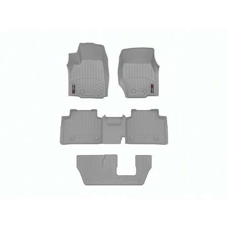 Weathertech Grey, Front, rear, and rear Floorliners 4617821-461696-6-4