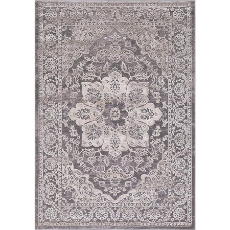Concord Global Trading 6 ft. 7 in. x 9 ft. 3 in. Thema Serapi Beige 29116