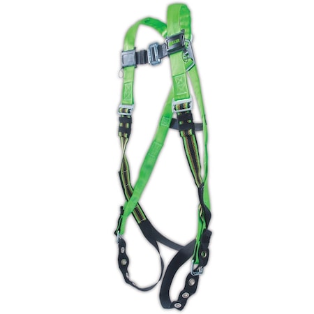 Honeywell Miller Miller Duraflex Python Pass Through Full Body Harness W/D-Ring, Unvrsl P950QC/UGN