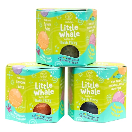 Little Whale Bath Co. Bath Fizzy, 3PK MGMBF1-3