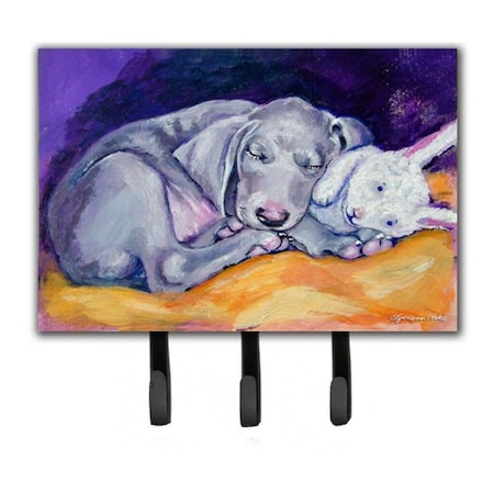 Carolines Treasures Weimaraner Snuggle Bunny Leash and Key Holder 7354TH68