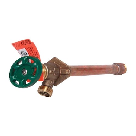 Arrowhead Brass 46610QTLF 10 in. Antisiphon Sweat Wall Hydrant 4698379