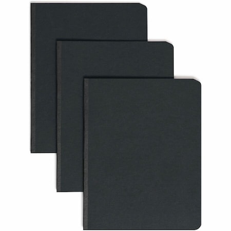 Smead Side Opening Pressboard Report Cover, Prong Fastener, Letter, Black 81151