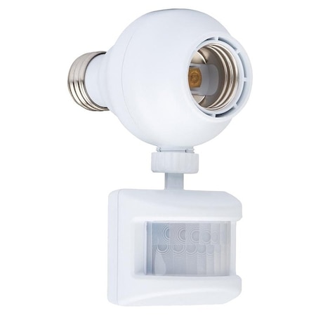 Westek Light Control, 120 V, Motion Sensor, 180 deg Sensing, 30 ft Sensing, White OMLC163BC