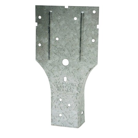 Simpson Strong-Tie Stud Plate Tie, 6-5/8 in L x 3-1/2 in W Dimensions, 20 ga, Steel SP2