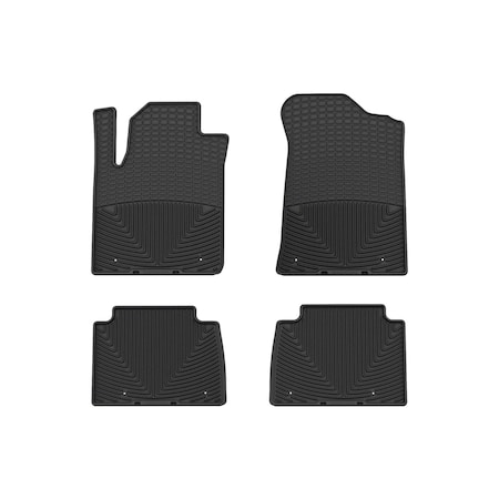Weathertech Black, Front and Rear All Weather Floor Mats W445-W459