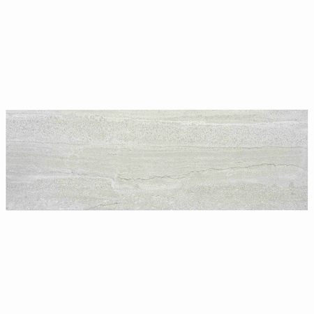 Apollo Tile Arenza 12x36 Light Gray Ceramic Large Format Stone Look Wall Tile (11.63 sq ft/case), 4PK BEA88FOG1236A