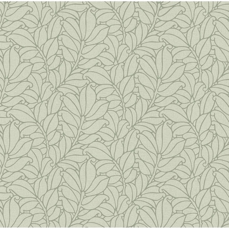 A-Street Prints Coraline Green Leaf Wallpaper 2971-86320