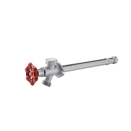 Proline Series Chrome Plated Brass 1/2-in PF x 3/4-in MHT x 8-in Anti-siphon Frost Free Sillcock 1104-595