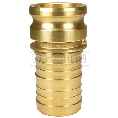 Dixon Global King Crimp Type E Cam and Groove Adapter, 1-1/2 in Nominal, Male Adapter x Hose Shank End Sty G150-E-BRCR