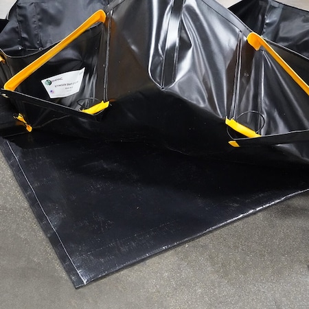 Enpac Ground Pad For 20'L Berm, 2 Pieces 6'x12', Black 48-620-GP2