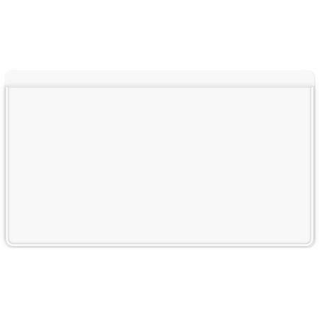 C-Line Products Peel Stick AddOn Filing Pockets, No Color, 10PK CLI70185