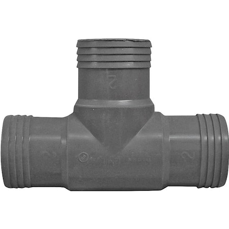 Boshart Industries Tee Pipe 2in Poly Grey UPPT-20