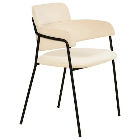 Leisuremod Axis Collection Modern Dining Chair in Beige AC22BG