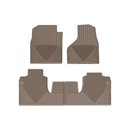Weathertech Tan, Front and Rear All Weather Floor Mats W337TN-W518TN