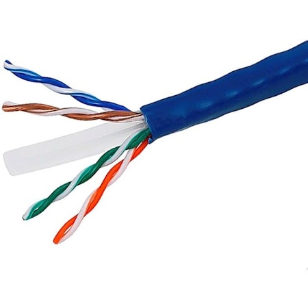 Monoprice Cat6 Utp Solid Cmr, Blue 500 ft. 13674