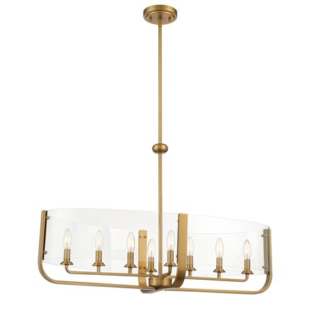 Eurofase Aerie Transitional LED Chandelier, 4-Light, 1660 Lumens, Black/Silver 38157-011