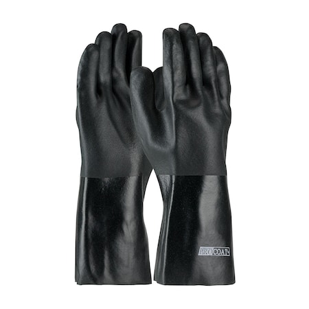 Pip Premium PVC Dipped Glove with Jersey Liner and Rough Acid Finish, 14" Length, 12PK 9963