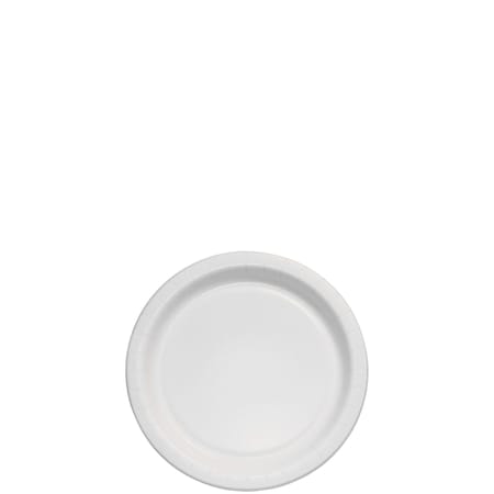 Impact Products 6" Medium Weight Paper Plate White MP6B-2054