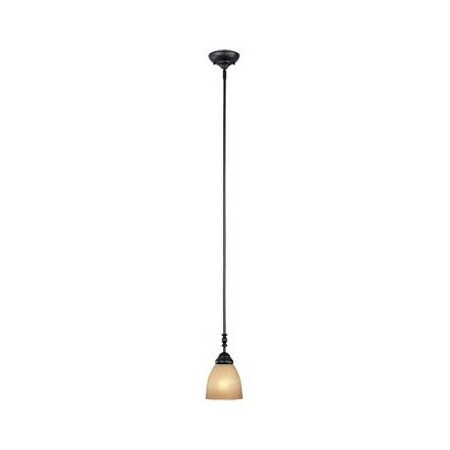 Designers Fountain Oil Rubbed Brnz Single Lght Down Lghtng Mini Pendant Apollo Collection 94030-ORB