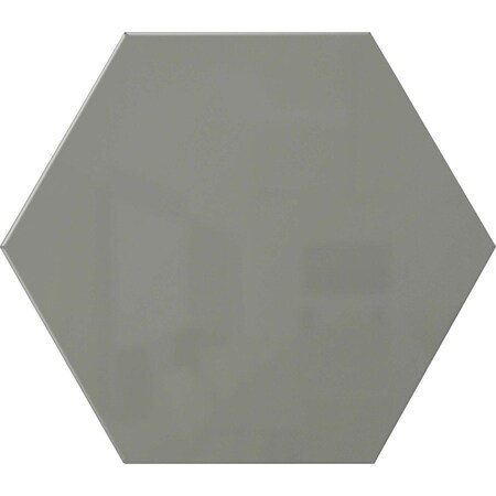 Ghent Hex LINK Powder-Coated Steel Whiteboard, Magnetic, 18'' x 21, Gray HEXS1821GY