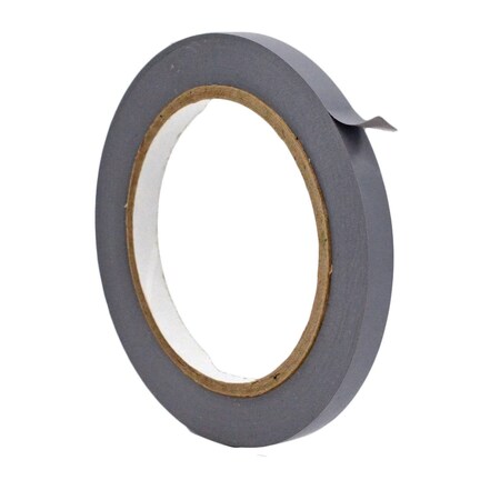 Wod Tape PVC, Gray, 3/8 inch (9mm) W., 6 mil Thickness, 128 PK WOD VTC606-00375-128-60-GRA