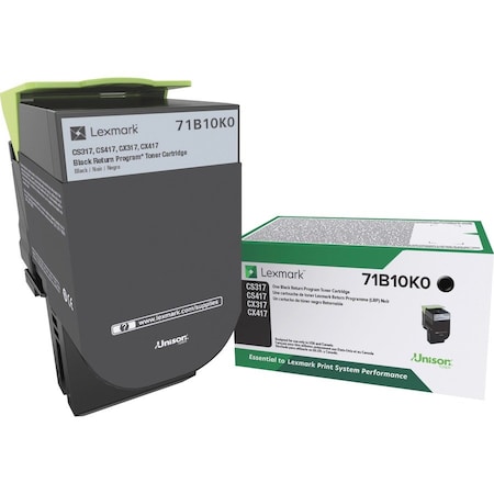 Lexmark Black Toner Cartridge 3K YLD 71B10K0