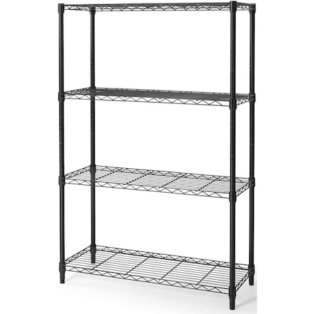 Infinipower Storage Shelves 3-Tier Shelves Adjustable Metal Wire Racks Storage Shelving, Heavy Duty 3A88HKSHELFZWJ4L