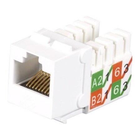 Black Box Gigatrue2 Cat6 Jacks, Universal Wiring, Component Level, 25, PK25 FMT639-R3-25PAK