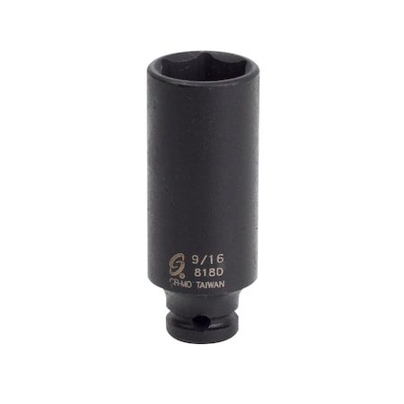 Sunex 1/4 in Drive 9/16 in Deep Impact Socket 818D
