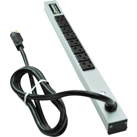 Wiremold Power Strip, 8 Outlet(s) 15 ft. 2008ULBD20R*