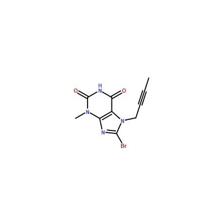 Ak Scientific 8-Bromo-7-(2-butyn-1-yl)-3-methylxanthine (5g), CAS 666816-98-4 X4790-5g