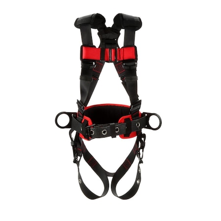 3M Dbi-Sala Protecta Construction Style Positioning Harness 1161310, Black - Small 098-1161310