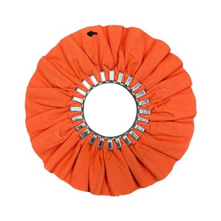 Renegade Products Usa Airway Buffing Wheels, 9 Inch, Orange, No Center Plate FAW9X3N2-16P86OT