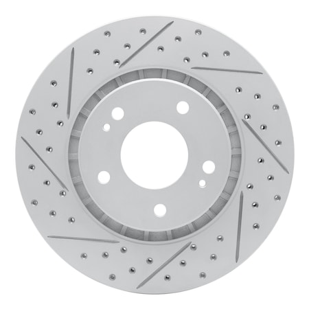 Dynamic Friction Co DFC Geoperformance Rotor - Drilled and Slotted 830-72044L