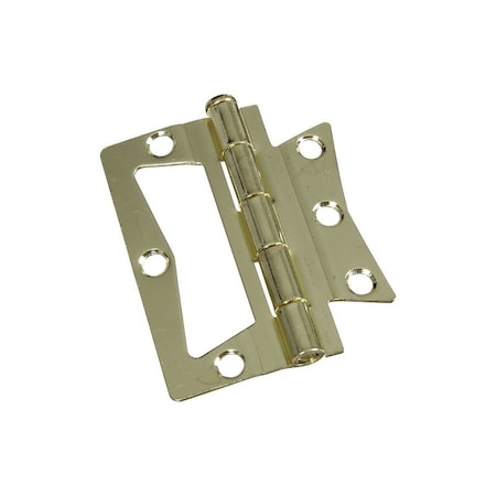 National Hardware Door Hinge, Steel, Brass, Tight Pin, Surface Mounting N244-780