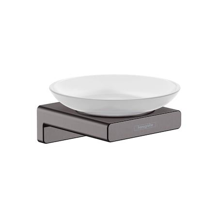 Hansgrohe AddStoris Soap dish in Brushed Black Chrome 41746340