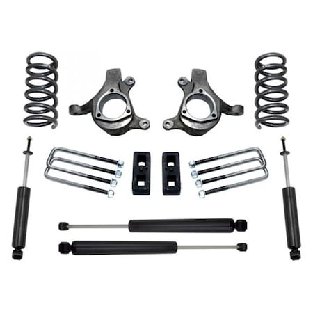 Whole-In-One 5 in.  Shocks Lift Kit for 1999-2007 Chevy Silverado 1500 GM 8 CYL WH1830865