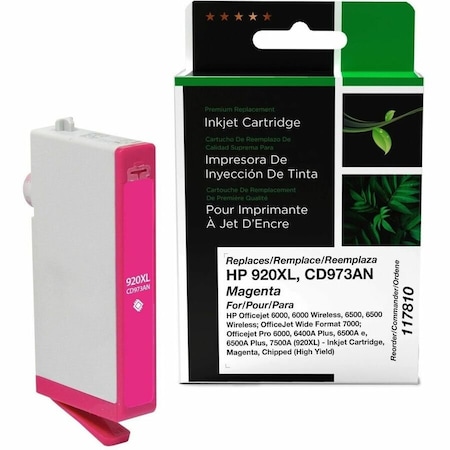 Clover Imaging Group Imaging Remanufactured High Yield Magenta Ink Cartridge 117810