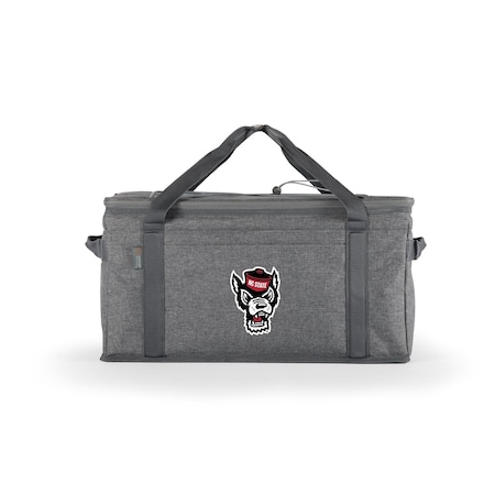 Picnic Time Family Of Brands NCAA NC State Wolfpack 64 Can Collapsible Cooler, Large Insulated Soft Cooler Bag 716-00-105-424-0