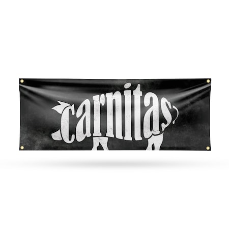 Signmission Carnitas, 18 Inch x 48 Inch, Vinyl Banner B-30505
