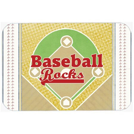 Carolines Treasures Baseball Rules Glass Cutting Board Large Size SB3077LCB
