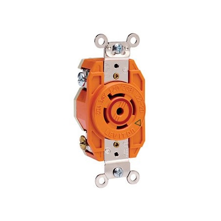 Leviton Industrial Grade Receptacle 20 Amp, 277/480 Volt 3PY 2520-IG