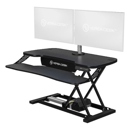 Versadesk Electric Standing Desk Convert 36" x 24 VDPPE3624-BB