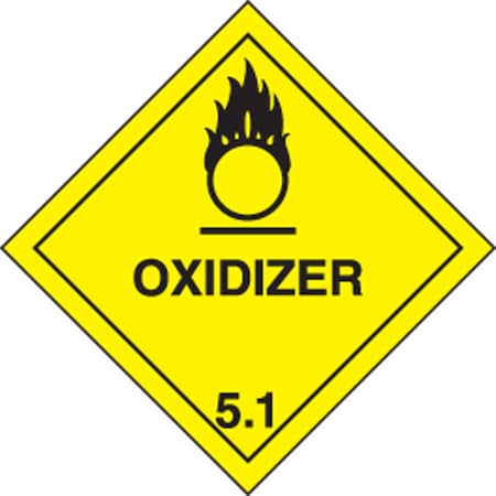 Accuform DOT SHIPPING LABELS HAZARD CLASS 5 MSL501EV5