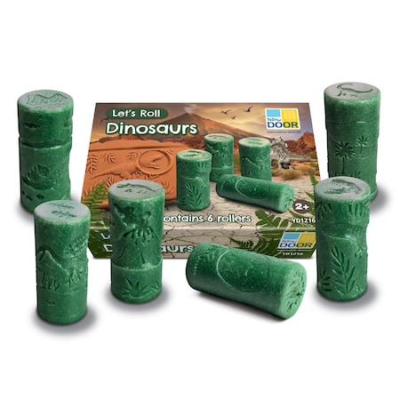 Yellow Door Lets Roll Dinosaurs, 6-Piece Set YD1216