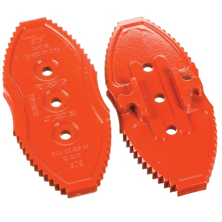 Ridgid Set Of Jaws, Serrated For Jaw Texture 93090