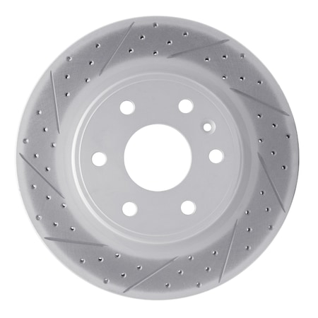 Dynamic Friction Co DFC Geoperformance Rotor - Drilled and Slotted 830-48054R