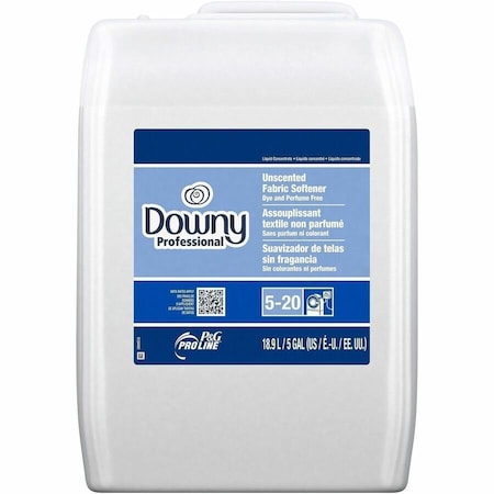 P&G Pro Line Downy Professional Unscented Fabric Softener, 5 gal Closed-Loop Container 70679