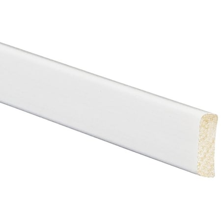 Inteplast Building Products 142 Screen Trim, 8 ft L, 34 in W, Polystyrene, Crystal White 91420800032